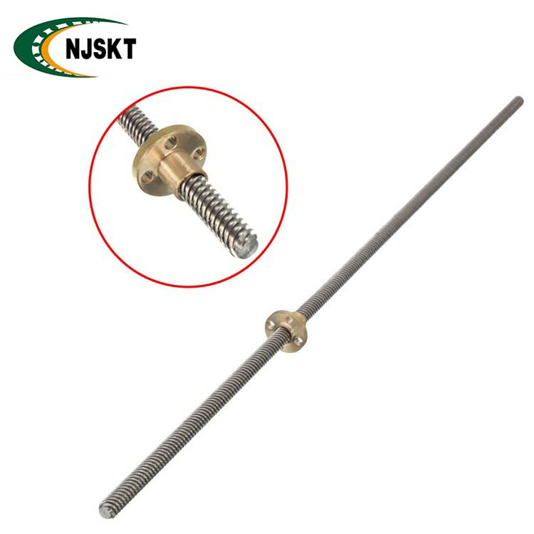 8mm Brass Nut Ground Thread Lead Screw Lead 1.5mm