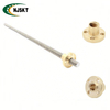40mm Double-sided Cutting Flange Brass Nut Trapezoidal Lead Screws
